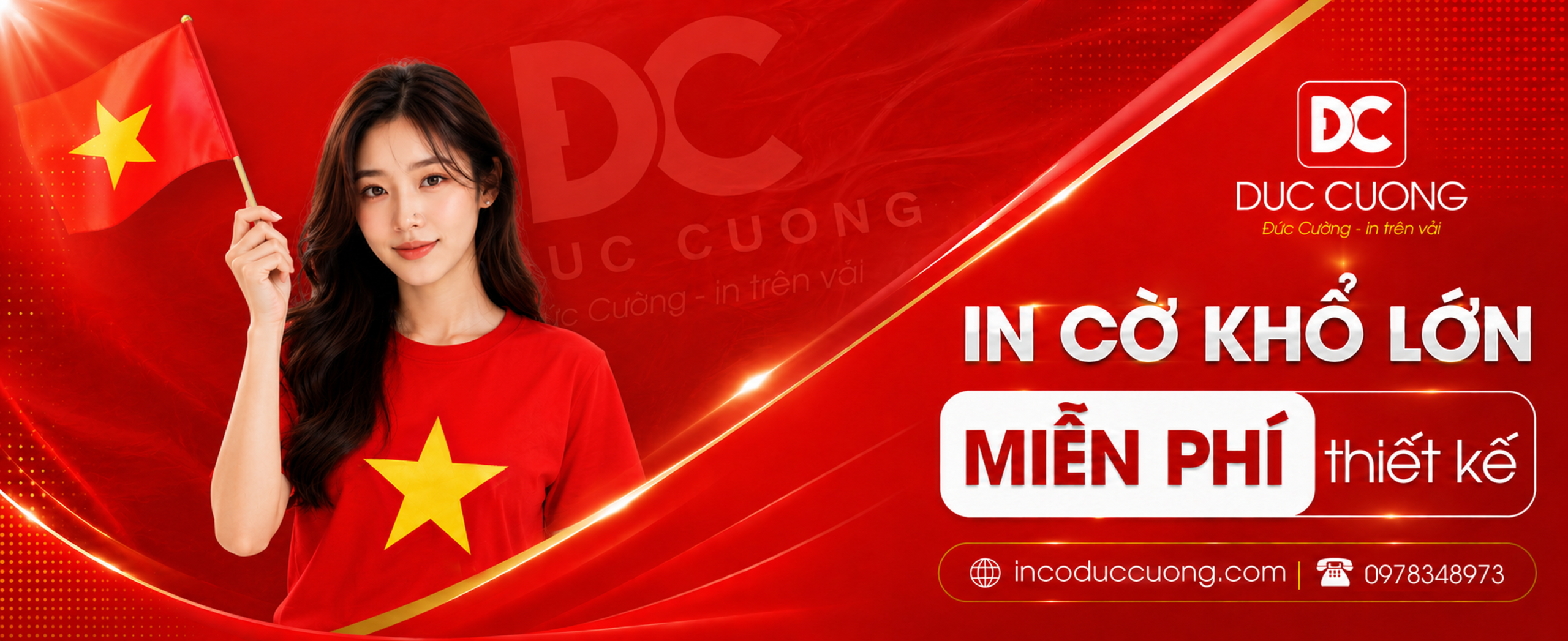 In cờ Đức Cường